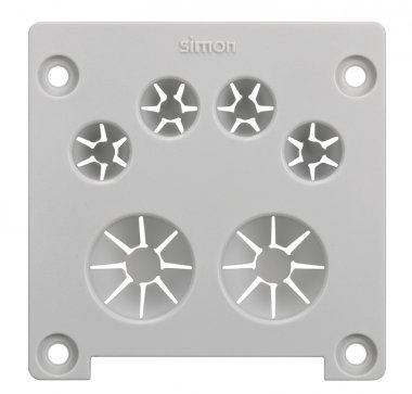 Фотография товара 'Simon KCFC02-24 Заглушка с вводом кабелей для KFC'