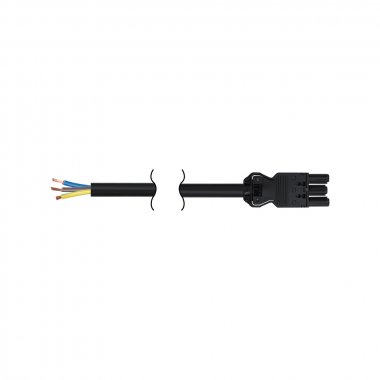 Фотография товара 'Simon CR4020-14 Кабель 2м 3x2,5мм "мама - free-end" 2P+E, графит, QC'