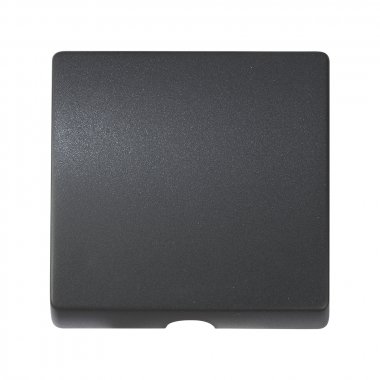 Фотография товара 'Simon 82051-38 Накладка для шнур.выкл-ля и вывода кабеля, графит, S82'