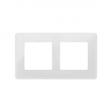 Фотография товара 'Simon 8200620-030 Рамка на 2 поста, белый/серый, S82D'