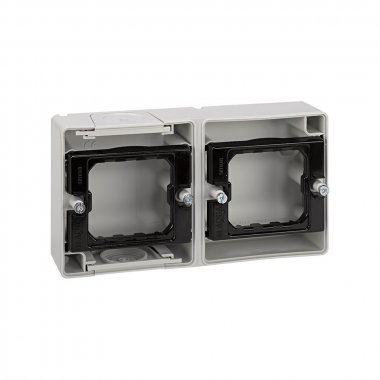 Фотография товара 'Simon 4400761-035 Монтажное основание на 2 поста, накладн.горизонт.монтаж'