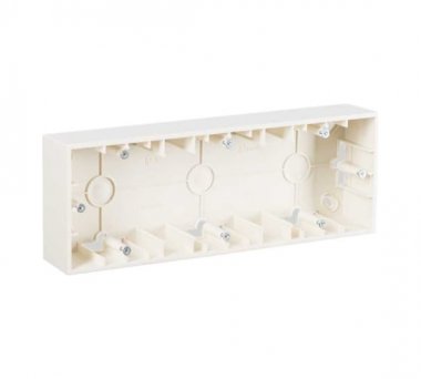 Фотография товара 'Simon 1590753-031 Коробка подъемная на 3 поста, сл.кость, S15'