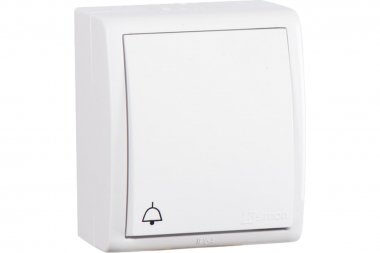 Фотография товара 'Simon 1594160-030 Кнопочный выключатель IP54 с подсветкой, 10A 250В'