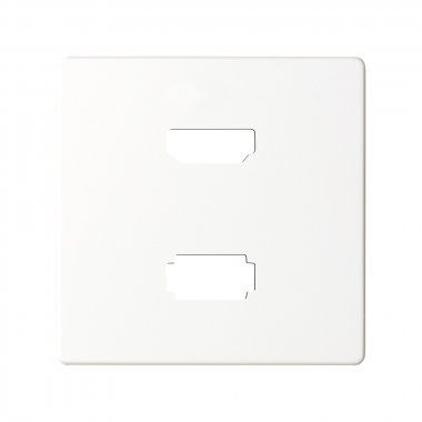 Фотография товара 'Simon 8201095-030 Накладка для розетки HDMI+USB 2.0, белый, S82'