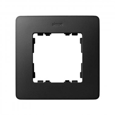 Фотография товара 'Simon 8200610-198 Рамка на 1 пост, мат.черный/черный, S82D'