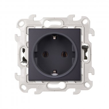 Фотография товара 'Simon 2420434-038 Розетка Schuko 2Р+Е, 16A 250В~ P&Go'