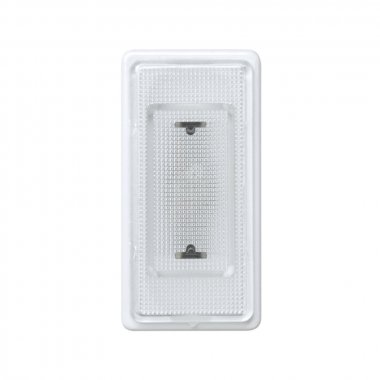 Фотография товара 'Simon 27808-34 Сигнальный индикатор узкий с прозрачным с/фильтром, 230В'