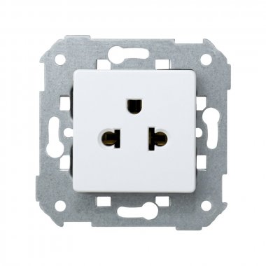 Фотография товара 'Simon 27439-35 Розетка евро-американская 2Р+Е, 16A 250В~ винт'