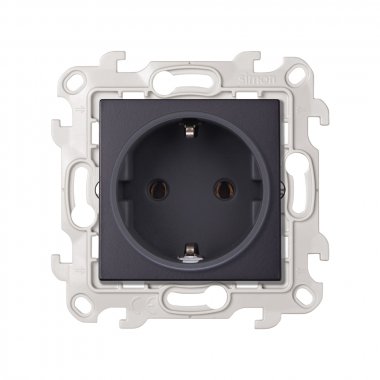 Фотография товара 'Simon 2450434-038 Розетка Schuko 2Р+Е, 16A 250В'
