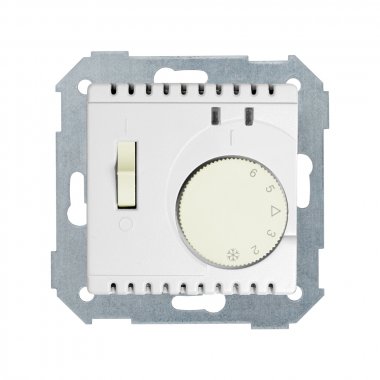 Фотография товара 'Simon 82504-30 Регулятор т/пола механич. с внешним датчиком, 16А 230В~, белый, S82'