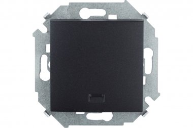 Фотография товара 'Simon 1591104-038 Однополюсный выключатель с подсветкой, 16AX 250В'