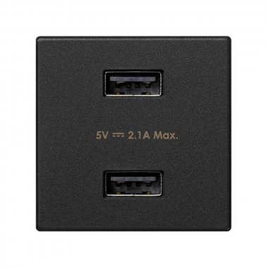 Фотография товара 'Simon K126E-14 Зарядное устройство USB A+A 10W, 230В'