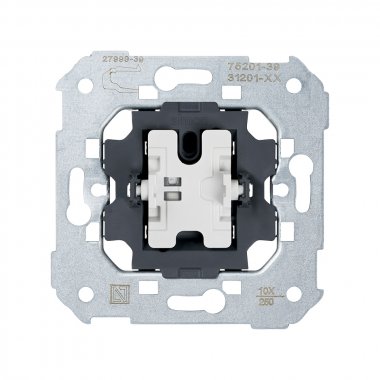 Фотография товара 'Simon 75201-39 Переключатель (проходной), 10AX 250В~, S75'