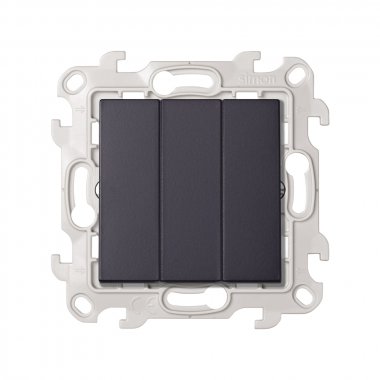 Фотография товара 'Simon 2450391-038 Трехклавишный выключатель, 10AX 250В'