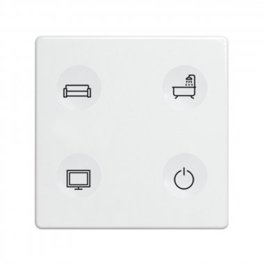 Фотография товара 'Simon 8000643-030 Сенсорная 4-кн панель, Т1 маркировка'