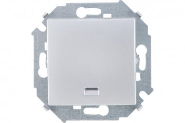 Фотография товара 'Simon 1591160-033 Кнопочный выключатель с подсветкой, 16A 250В'