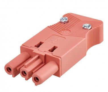 Фотография товара 'Simon CR0003-6 Разъем "мама" на кабель, 2P+E, винт., красный, QC'