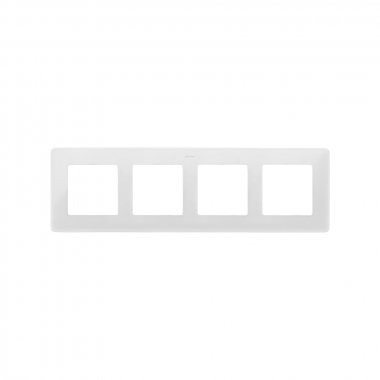 Фотография товара 'Simon 8200640-029 Рамка на 4 поста, белый/тростник, S82D'