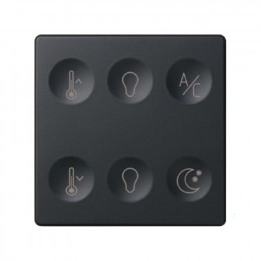 Фотография товара 'Simon 8000665-038 Сенсорная 6-кн панель, Т3 маркировка'