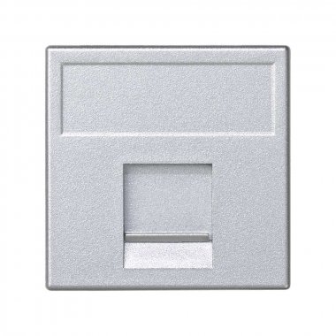 Фотография товара 'Simon K76-8 Накладка прямая на 1 разъем RJ45 со шторкой'