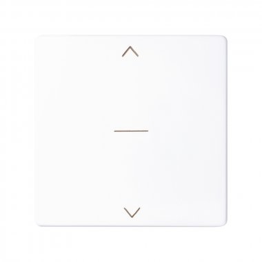 Фотография товара 'Simon 82033-30 Клавиша для трехпозиционного выкл-ля жалюзи с пикт."Стрелки", белый, S82 Detail'