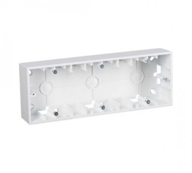 Фотография товара 'Simon 1590753-030 Коробка подъемная на 3 поста, белый, S15'