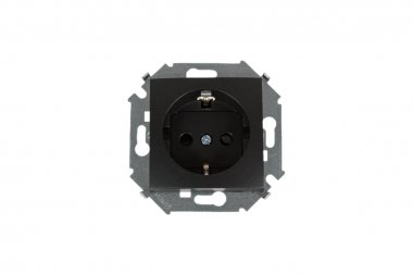 Фотография товара 'Simon 1591443-038 Розетка со шторками Schuko 2Р+Е, 16A 250В'