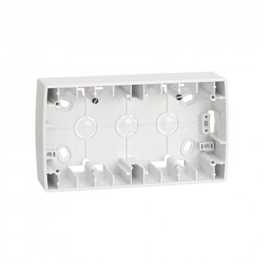 Фотография товара 'Simon 82761-30 Коробка подъемная на 2 поста, белый, S82'