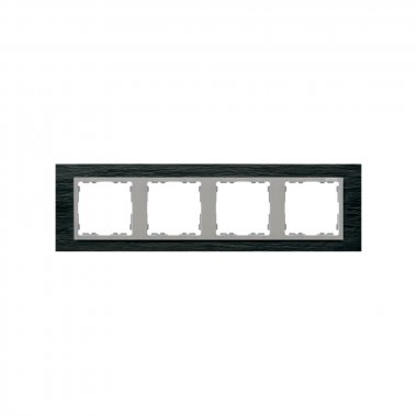 Фотография товара 'Simon 82947-63 Рамка на 4 поста, камень, сланец/алюминий, S82N'