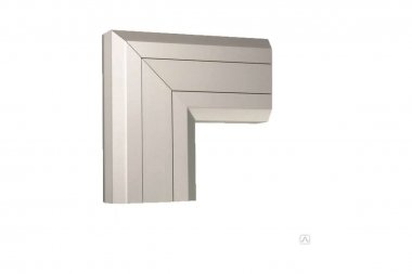 Фотография товара 'Simon TKA011216-8 Угол плоский L-образный (вверх) для ТК01163-8, алюминий'