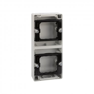 Фотография товара 'Simon 4400763-035 Монтажное основание на 2 поста, накладн.вертик.монтаж'