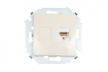 Фотография товара 'Simon 1591551-031 Розетка информационная RJ45 Cat.5e UTP (AMP)'