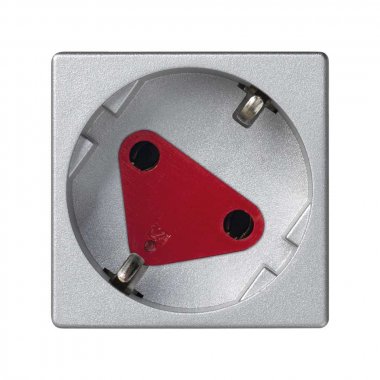 Фотография товара 'Simon KS11-8 Розетка со шторками и блокировкой Schuko 2Р+Е 16A 250В~'