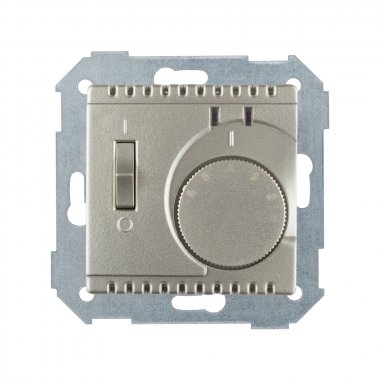 Фотография товара 'Simon 82504-34 Регулятор т/пола механич. с внешним датчиком, 16А 230В~, шампань, S82'