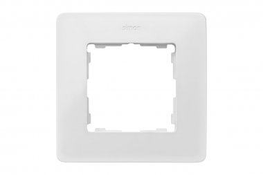 Фотография товара 'Simon 8200610-200 Рамка на 1 пост, белый/черный, S82D'