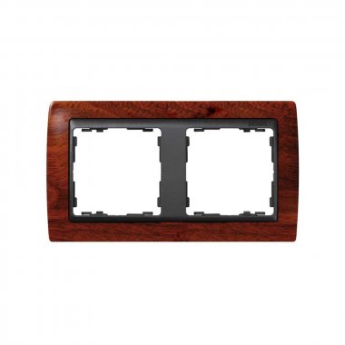 Фотография товара 'Simon 82825-61 Рамка на 2 поста, вишня/графит, S82'