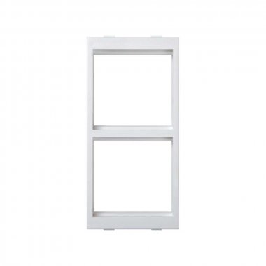 Фотография товара 'Simon S62-9 Адаптер на 2 модуля K45 с вертикальной фиксацией'