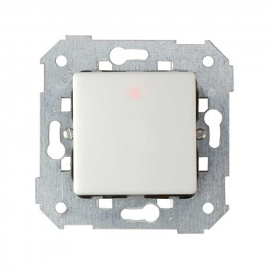 Фотография товара 'Simon 75325-39 Выключатель таймерный кнопочный, проходной, 750Вт 230В~, S75'