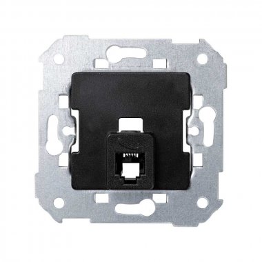 Фотография товара 'Simon 75480-32 Розетка телефонная RJ11 на 4 контакта, графит, S75'