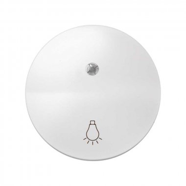 Фотография товара 'Simon 88016-30 Клавиша для выкл-ля с подсветкой и пикт."Свет", белый, S88'