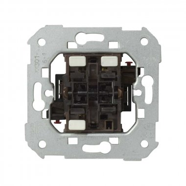 Фотография товара 'Simon 75301-39 Двухклавишный комбинированный выключатель, 10АХ/10А 250В~, S75'