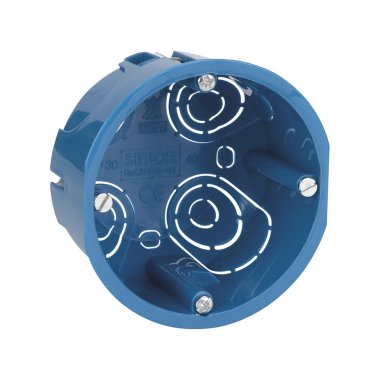 Фотография товара 'Simon 31712-61 Монтажная коробка для г/картона, круглая Ø74х45мм'