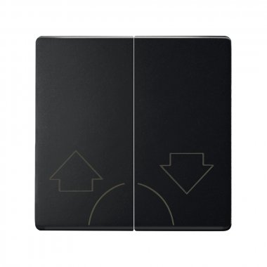 Фотография товара 'Simon 8200029-098 Клавиша двойная для выкл-ля жалюзи без блок. и пикт."Стрелки"'