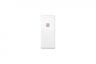 Фотография товара 'Simon 82011-60 Клавиша узкая для выкл-ля S75C с подсветкой, белый, S82Centr'