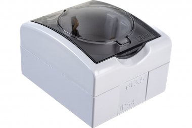 Фотография товара 'Simon 1594445-030 Розетка IP54 с крышкой Schuko 2Р+Е, 16A 250В'