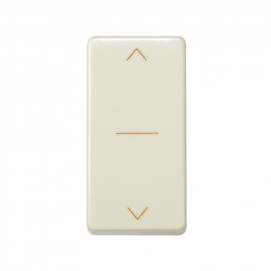 Фотография товара 'Simon 27333-61 Выключатель трехпозиционный для жалюзи узкий с фиксацией, 10A 250В'