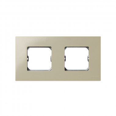 Фотография товара 'Simon 2700620-031 Рамка на 2 поста базовая с суппортами'