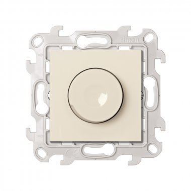 Фотография товара 'Simon 2412313-031 Светорегулятор LED повор-нажимной, проходной, 6-60Вт 230В'