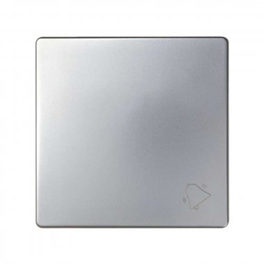 Фотография товара 'Simon 82017-33 Клавиша для вык-ля с пикт."Звонок", алюминий, S82'