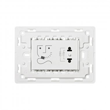 Фотография товара 'Simon 8200482-030 Розетка для электрических бритв, 16A 230В'